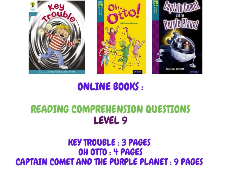 Free Online Books Reading Comprehension (Level 9) Gr 35 Teaching