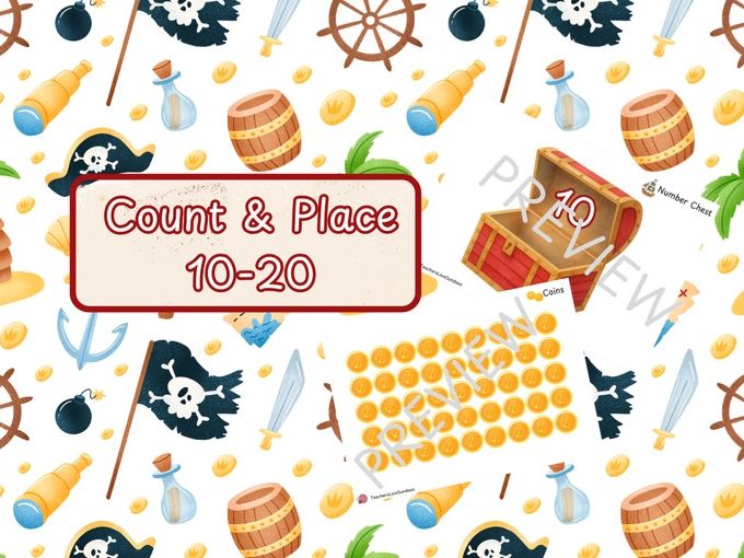 Pirate Count & Place (10-20)