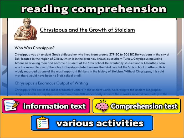 - Reading Comprehension, Worksheet & Activities
