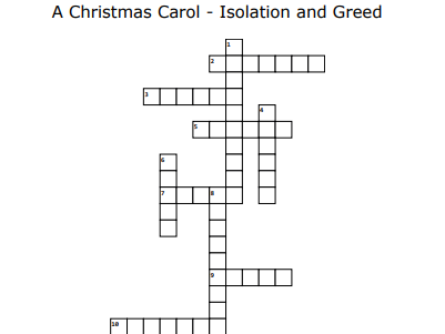 A Christmas Carol Crossword Collection (set of 3)