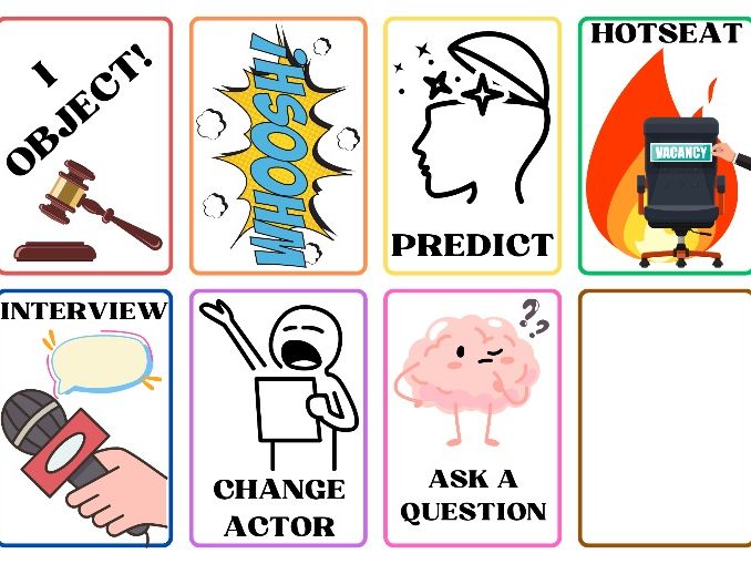 Whoosh Game Cards For English Texts