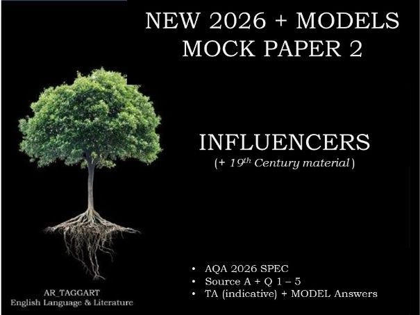 INFLUENCERS - PAPER 2 | 2026 FULL MOCK  |  MODELS