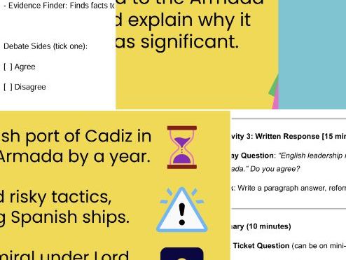 Spanish Armada: Evaluating Leadership [40-Minute Lesson]
