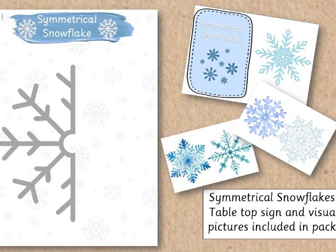 Symmetrical Snowflakes