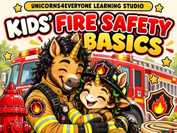 Kids Fire Safety Activities | Fire Safety Basics Printable | Life Skills & Home Safety