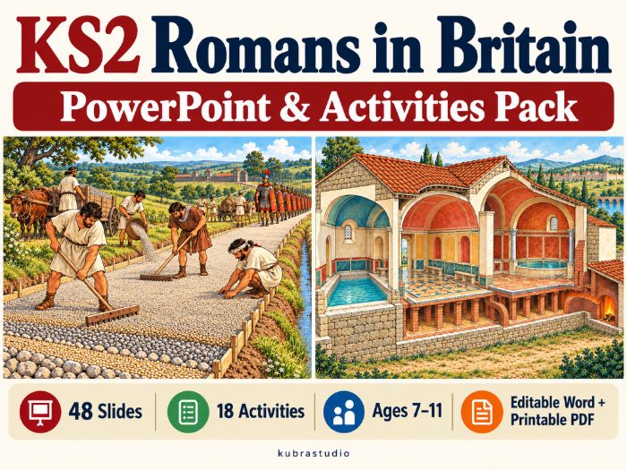 KS2 Romans in Britain PowerPoint & Activities