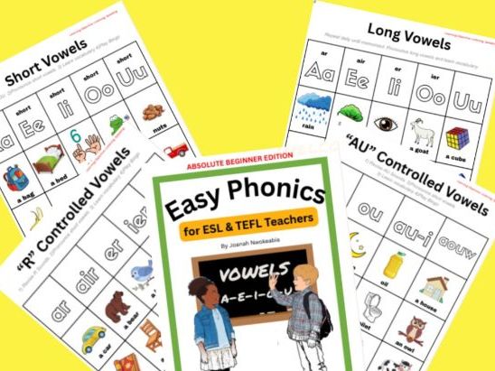 ESL Beginner Short & Long Vowel Sounds Worksheet