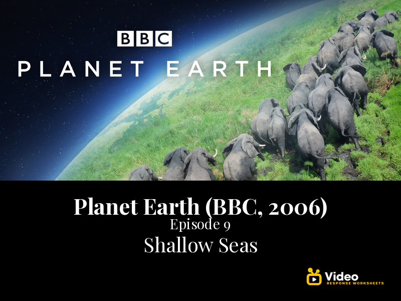 Planet Earth - Ep. 9: Shallow Seas - Worksheet