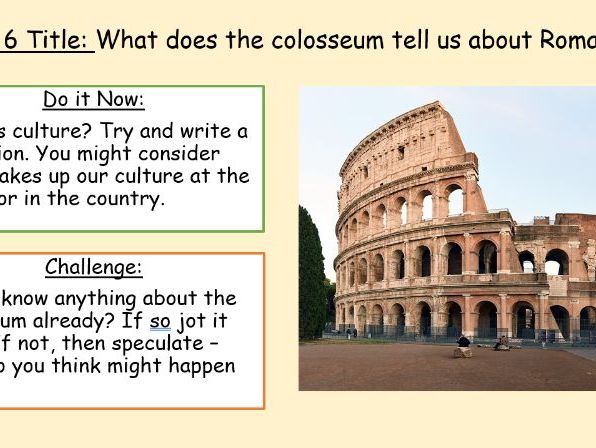 KS3 The Romans L6 - The Colosseum