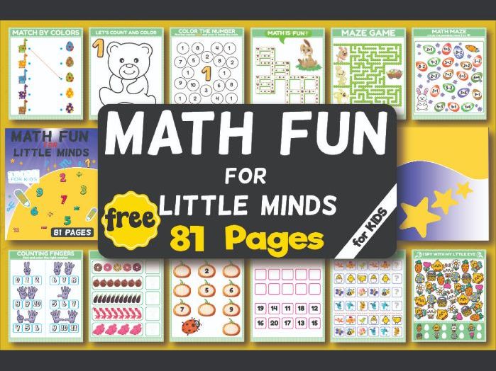 Math Fun for Little Minds: Free Worksheets