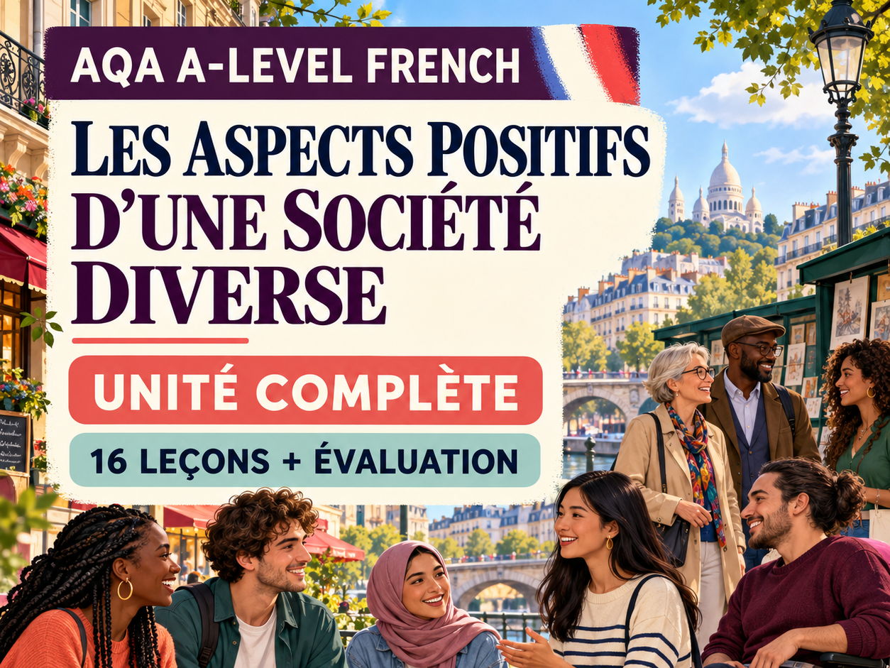 Les aspects positifs d'une société diverse - FULL UNIT OF WORK - A level French