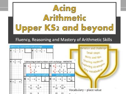 Acing Arithmetic - 30 lessons - including answers and explanations!