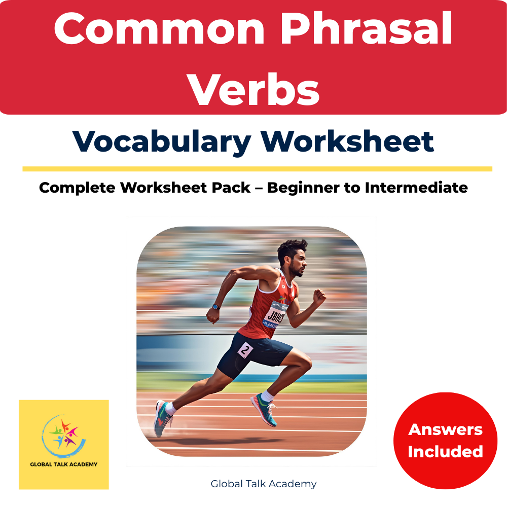 Common Phrasal Verbs Worksheet | ESL Vocabulary Activity | Answers ...