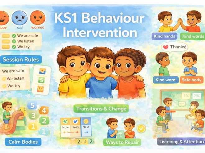 KS1 Behaviour Intervention Programme – Emotional Regulation, Calm Bodies & Positive Behaviour