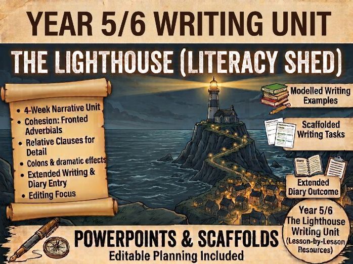 Year 6 Narrative Writing Unit - The Lighthouse