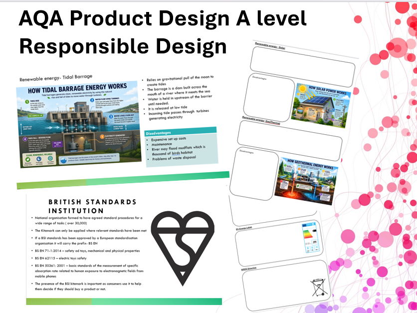 AQA Product Design Paper 2 - Responsible design