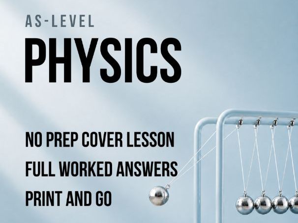 AS-Level Physics Cover Work: Special Relativity - Length Contraction & Mass-Energy (No Prep)