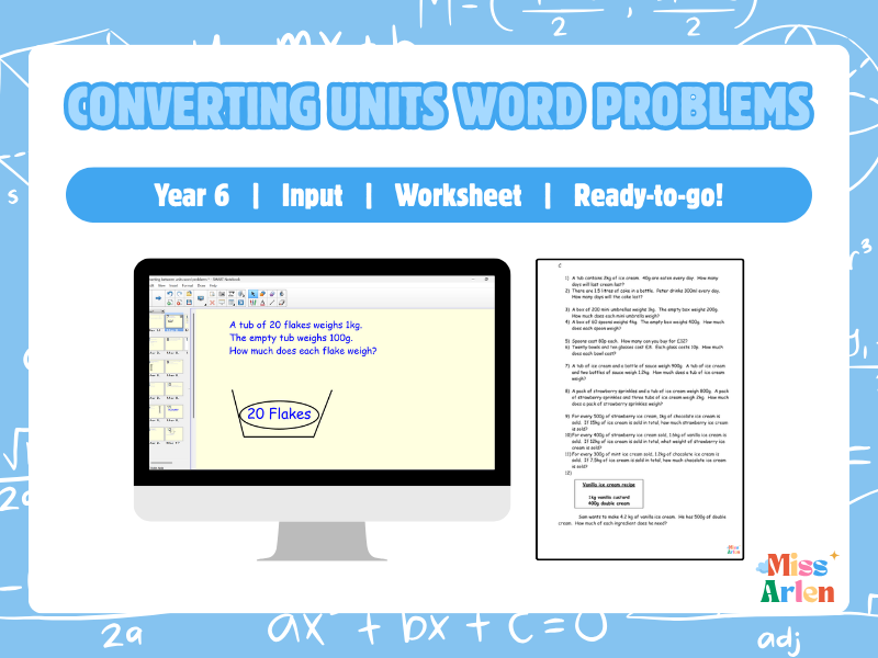 Year 6 Converting Units Word Problems