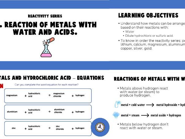 IGCSE Reactivity Series - Lesson 1