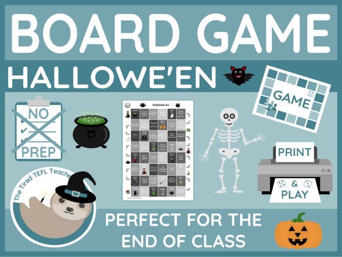 ESL Hallowe'en Board Game