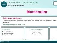 IGCSE Physics: Momentum | Edexcel Modular | Unit 1 | L16