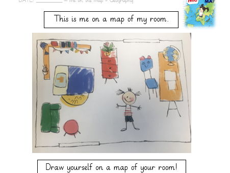 Me on the Map - Create a Map EYFS