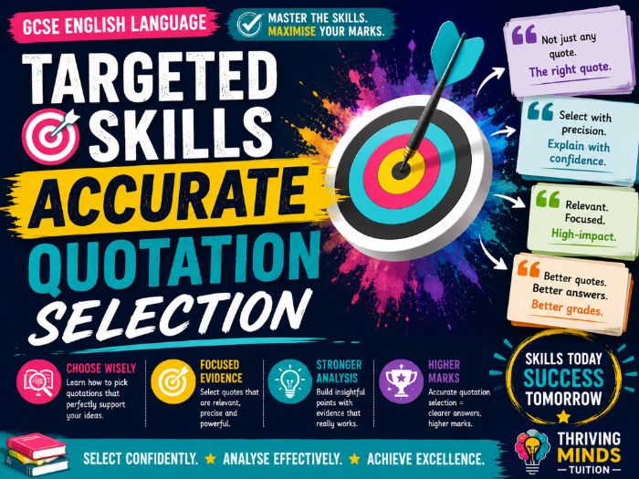 GCSE English Targeted Skills - Accurate Quotation Selection