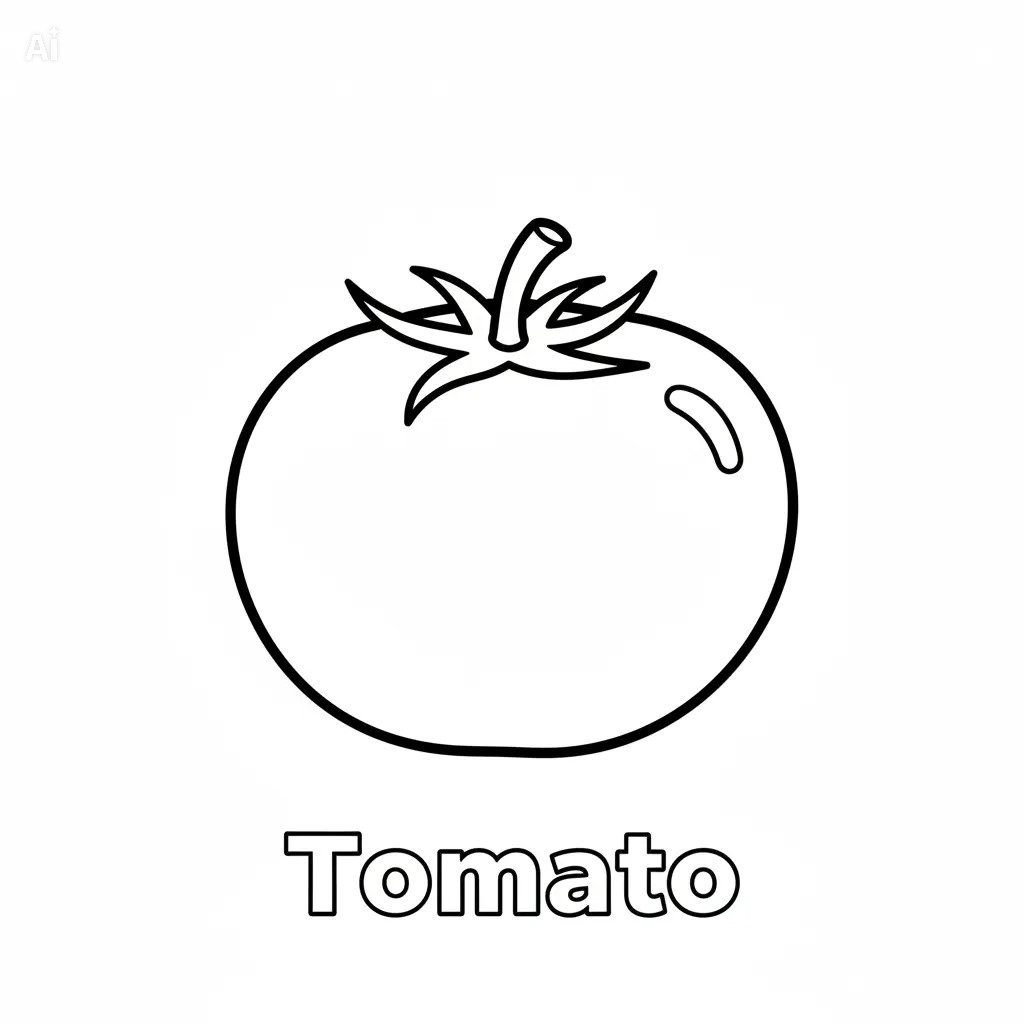 Veggie Coloring Book | Printable Vegetable Coloring Pages for Kids ...