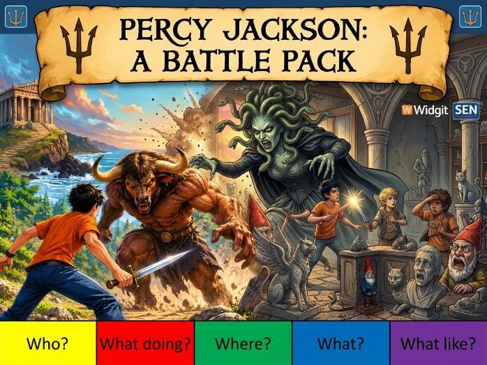 Percy Jackson and the Lightning Thief Colourful Semantics