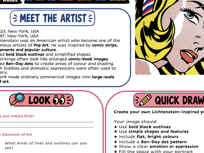 Roy Lichtenstein Cover