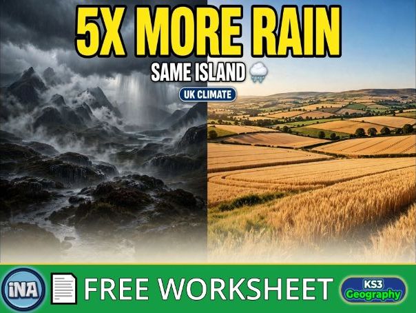 The UK's Climate - FREE KS3 Geography Worksheet