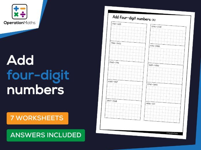 Add four-digit numbers
