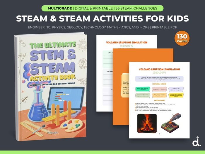 STEM & STEAM Activities: 36 Hands-On Projects for Teachers and Parents | Homeschool and Classroom