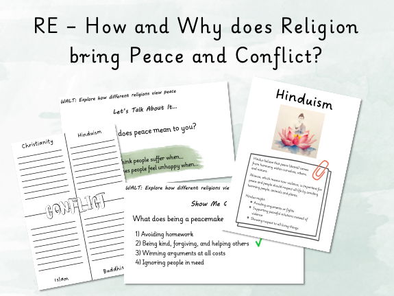 R.E - How and why does religion bring peace and conflict?