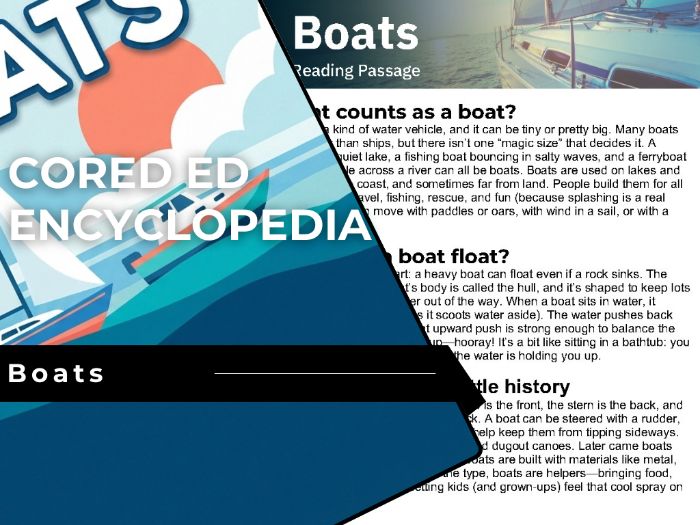 Boats Reading Comprehension Passage