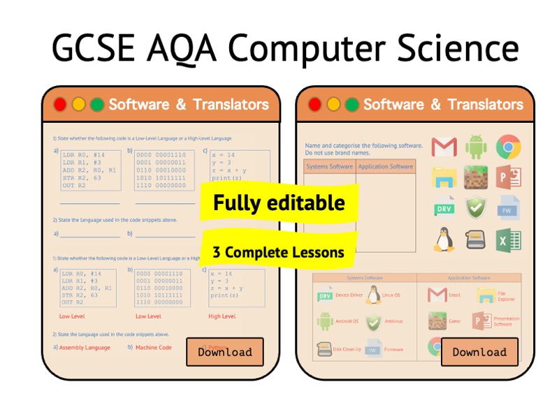 Classification of Programming Languages & Translators –  AQA GCSE Computer Science