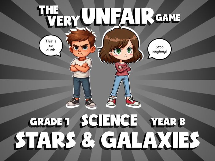 Stars & Galaxies VERY UNFAIR GAME | No-Prep Year 8 Science Review Activity