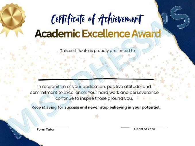 Editable Classroom Awards Bundle – 35 Academic, Character, Sports Certificates (PPT & PDF)