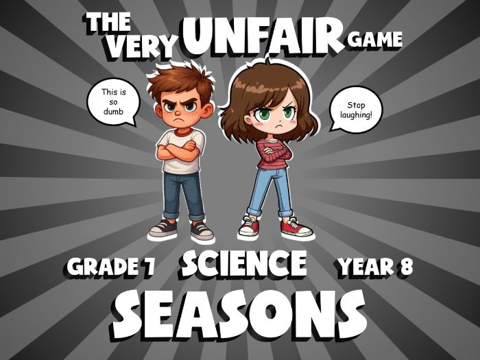 Seasons VERY UNFAIR GAME | No-Prep Year 8 Science Review Activity