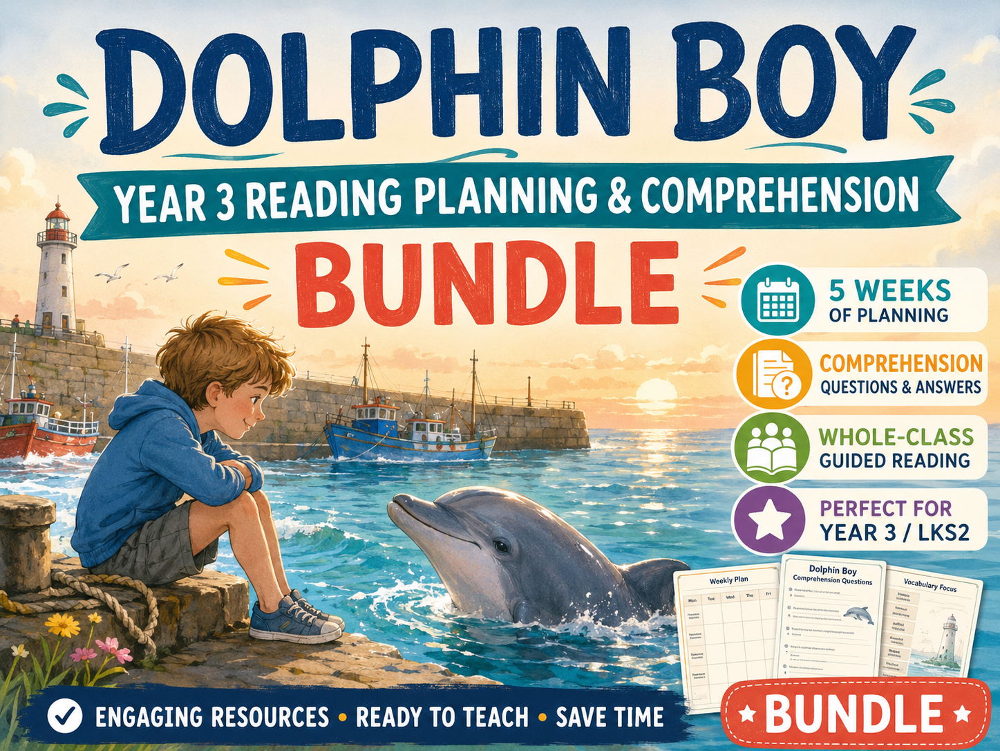 olphin Boy – Year 3 Reading Planning and Comprehension Bundle