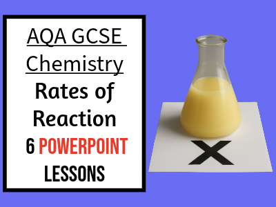 AQA GCSE Chemistry Rate of Reaction, Surface Area, Temperature, Catalyst, Required Practical, Concentration & Pressure Bundle: 6 Lessons