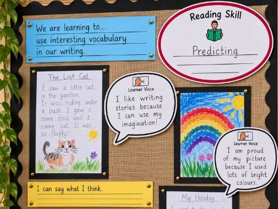 LEARNING WALL DISPLAY - Learner Voice