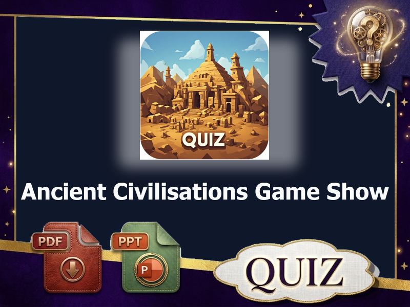 Ancient Civilisations Game Show : 57 QUIZ & answer