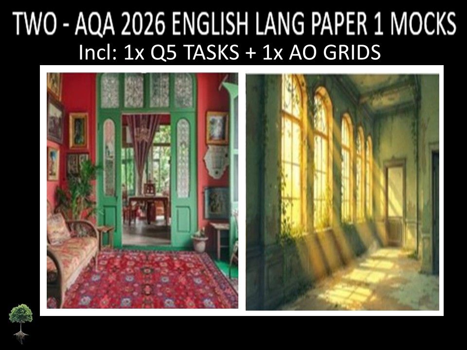 TWO - AQA PAPER 1 | 2026 FULL MOCKS | Q5 TASKS | AO GRIDS