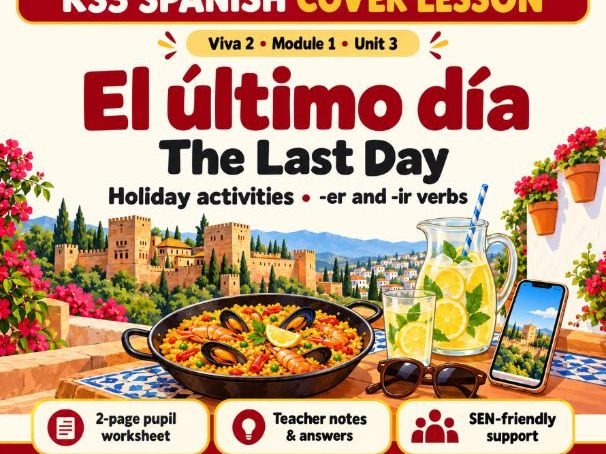 KS3 Spanish Cover Lesson: Holiday Opinions | Viva 2 Module 1 – ¿Cómo te fue?