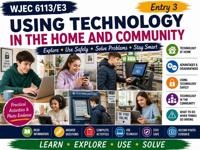 WJEC Entry 3 Using Technology in the Home and Community 6113/E3