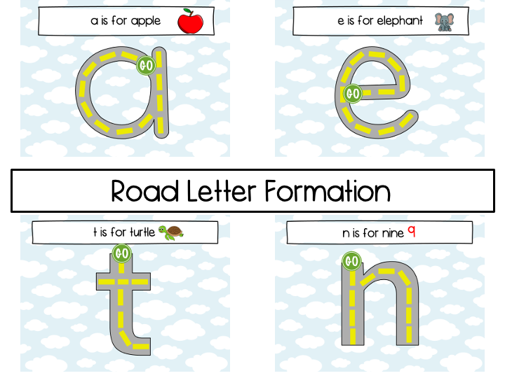 Road Letter Formation / Practice