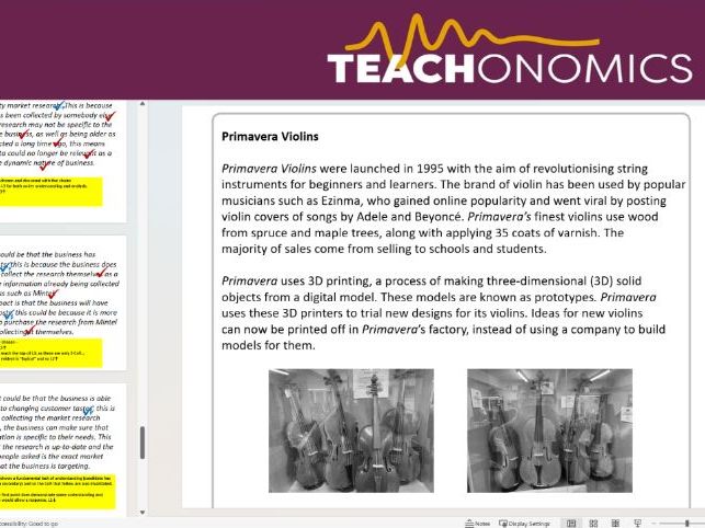 5. Exam Technique 2 - Discuss and Outline - Topic 1.2 - GCSE Edexcel Business
