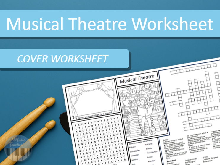 Musical Theatre Worksheet (Cover Lesson)