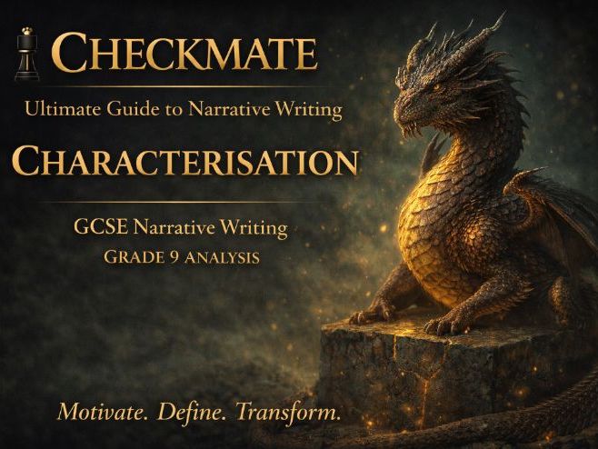 GCSE Narrative Writing Characterisation Guide (Grade 9) | CHECKMATE